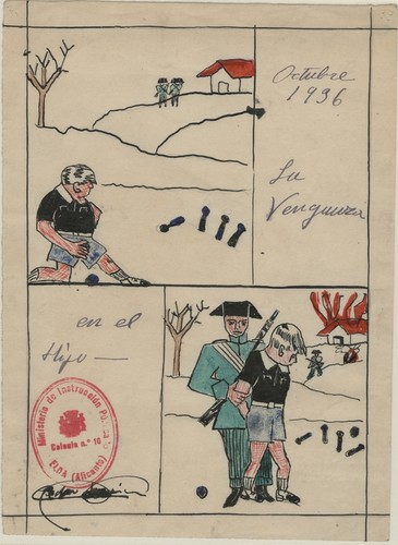 Children's Drawings, Spanish Civil War