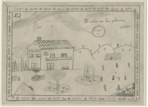 Children's Drawings, Spanish Civil War