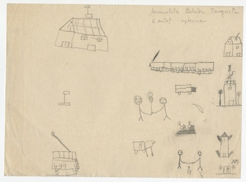 Children's Drawings, Spanish Civil War