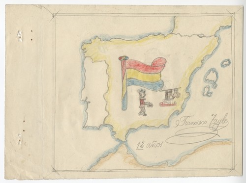 Children's Drawings, Spanish Civil War