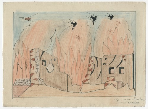 Children's Drawings, Spanish Civil War