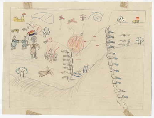 Children's Drawings, Spanish Civil War