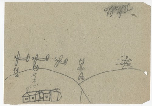 Children's Drawings, Spanish Civil War