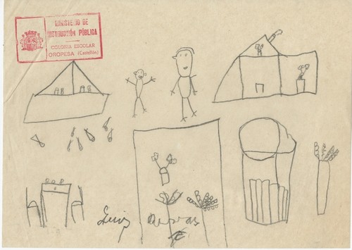 Children's Drawings, Spanish Civil War