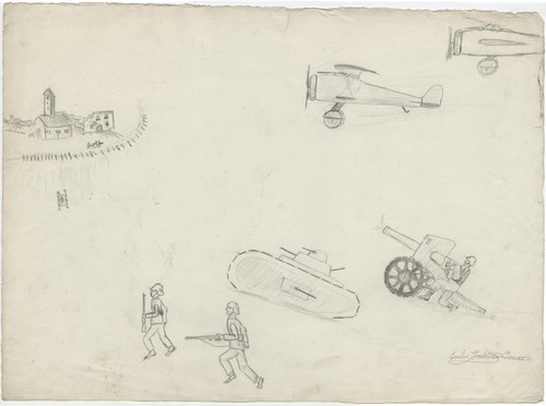 Children's Drawings, Spanish Civil War