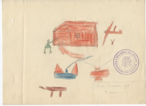 Children's Drawings, Spanish Civil War