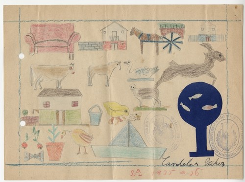 Children's Drawings, Spanish Civil War