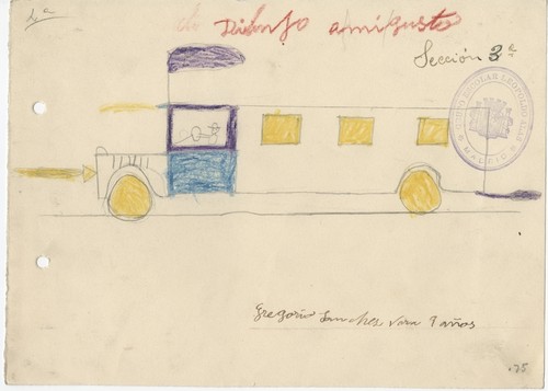 Children's Drawings, Spanish Civil War