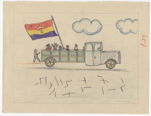 Children's Drawings, Spanish Civil War