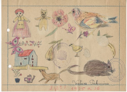 Children's Drawings, Spanish Civil War