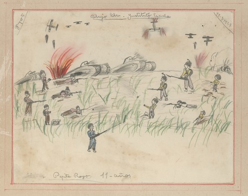 Children's Drawings, Spanish Civil War