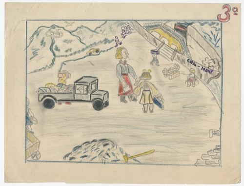 Children's Drawings, Spanish Civil War