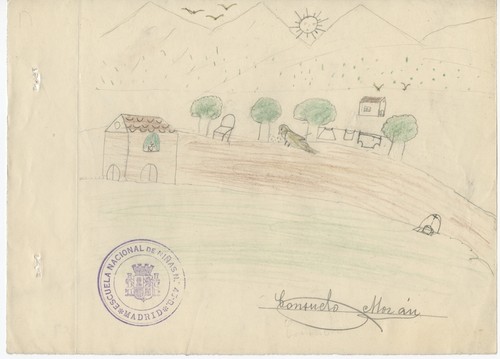 Children's Drawings, Spanish Civil War