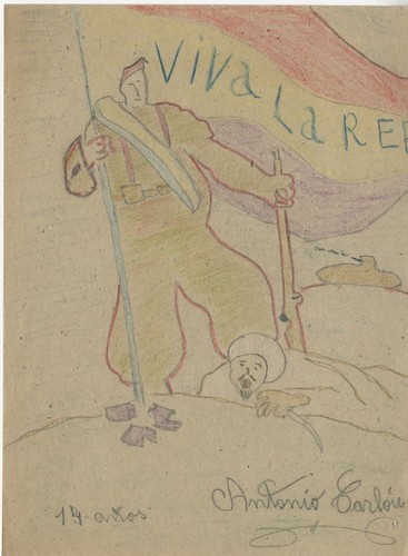 Children's Drawings, Spanish Civil War