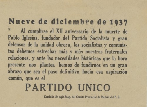 Nueve de diciembre de 1937