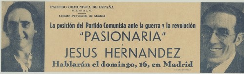 "Pasionaria" y Jesus Hernandez