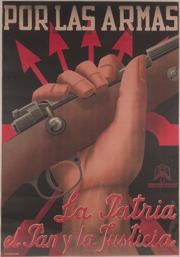 Por las armas--la patria, el pan y la justicia