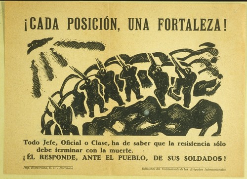 Cada posición, una fortaleza!--todo jefe, oficial o clase, ha de saber que la resistencia sólo debe terminar con la muerte