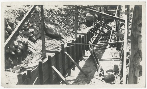 Cut-off trench at Warner's Ranch