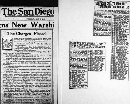 Other Republican campaigns; clippings