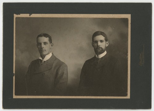 Ed Fletcher with his brother Stevenson Fletcher