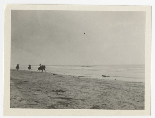 People riding horses, Solana Beach