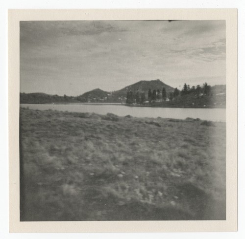 View of Cuyamaca Lake and Fletcher Island