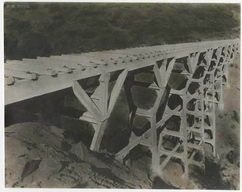 Lake Hodges flume trestle