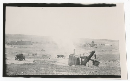 Construction of road leading to Fletcher Cove