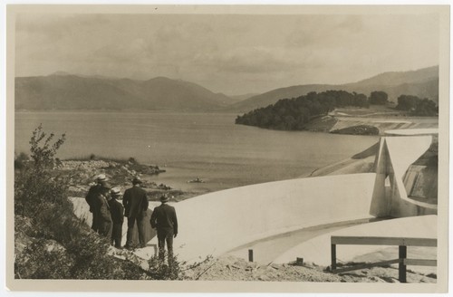 View of Lake Henshaw from dam