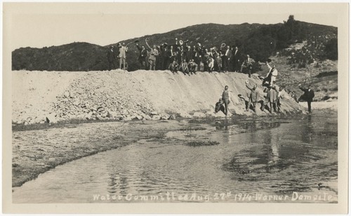 Water Committee at Warner damsite