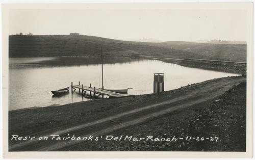 Reservoir on Fairbanks' Ranch, Del Mar