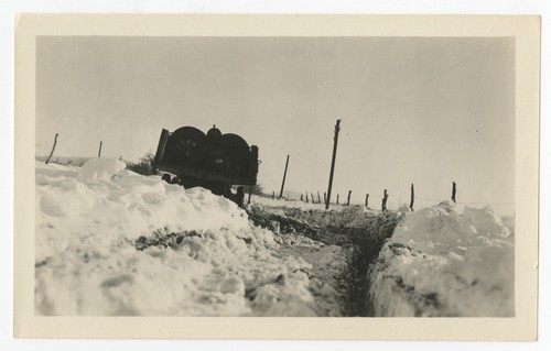 Snow-covered road to Julian