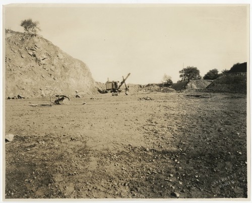 Construction of Henshaw Dam