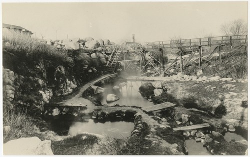 The hot spring at Warner Springs