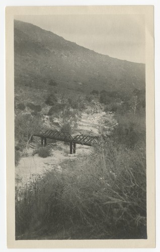 South Fork siphon bridge, San Diego flume