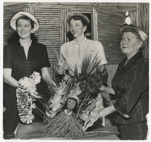 Louise Fletcher with Mrs. Goodrich and Mrs. Potts