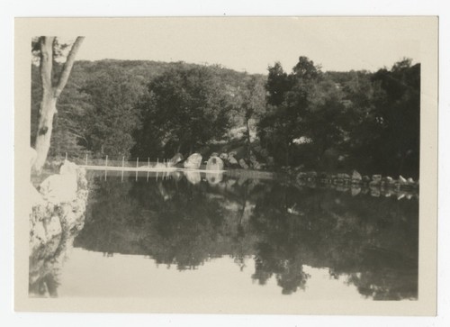 Lake formed by Eagle's Nest Dam, San Diego County