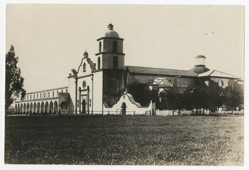 Mission San Luis Rey under restoration