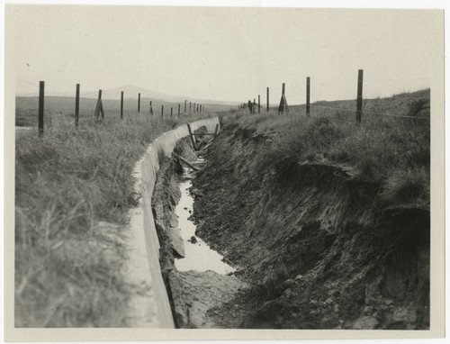 Damage to the San Dieguito conduit