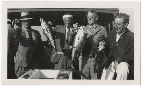 Men on a fishing trip, Baja California