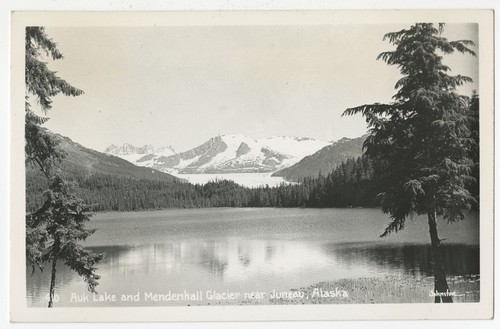 Auk Lake and Mendenhall Glacier near Juneau, Alaska