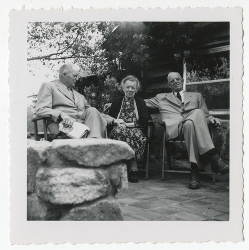 Susan and Ed Fletcher with unidentified man