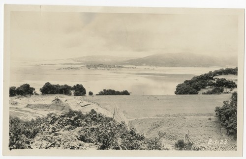 Lake Henshaw Dam under construction