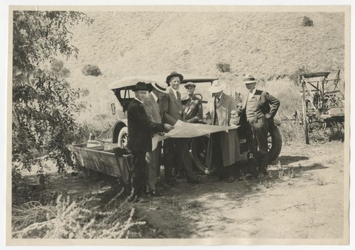 Ed Fletcher with group en route up Palomar Mountain