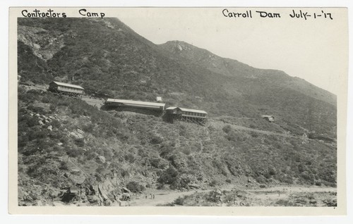 Contractor's camp for Lake Hodges Dam