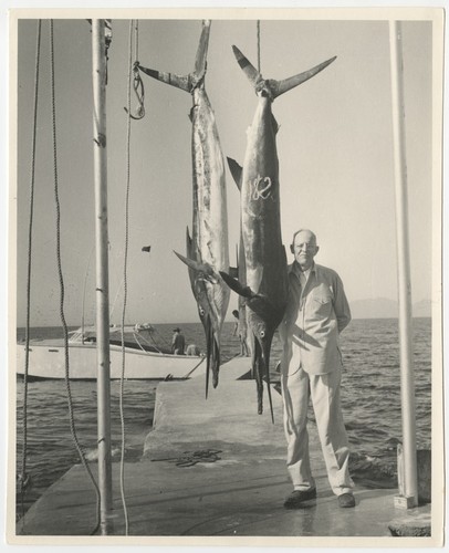 Ed Fletcher with fish in Las Cruces, Baja California Sur