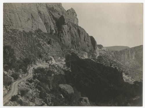 Landscape near the Theodore Roosevelt Dam