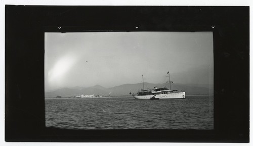 Yacht off Ensenada, Baja California