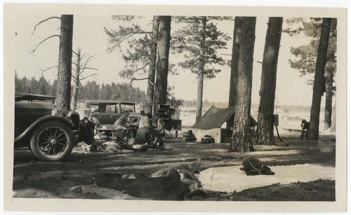 Setting up camp, Baja California